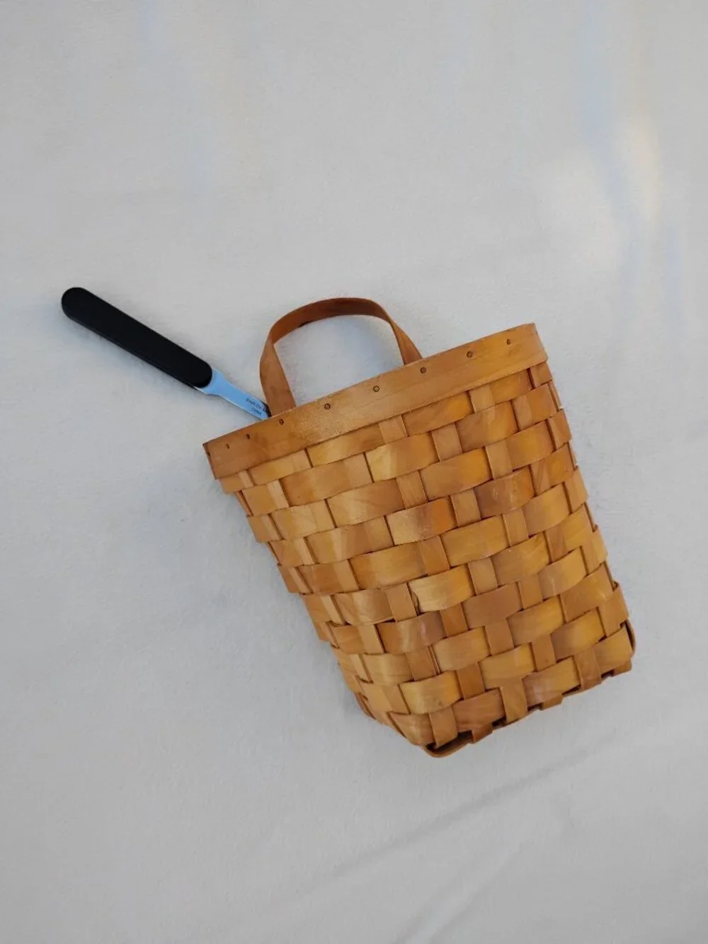 Mail Basket & Letter Opener Cabincore Lot Wall Hanging Holder Kitchen Organizer